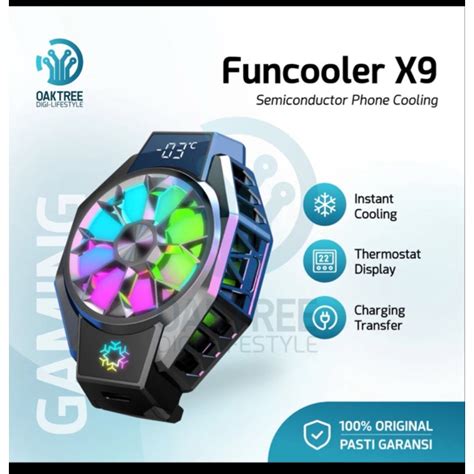 Jual Funcooler X Fan Cooler Radiator Pendingin Hp Cooling Fan Gaming