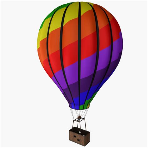 Hot Air Balloon D Model Max Unknown Free D