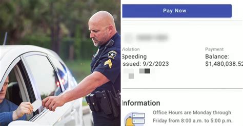 Man Hit With M Speeding Ticket For Driving Mph Over Limit