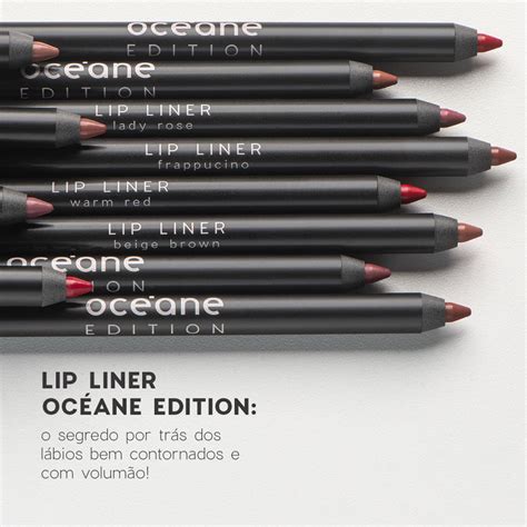 Lápis de Contorno Labial Nude Lip Liner Beige Brown Océane Edition 1 2g Marrom