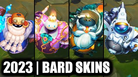 ALL BARD SKINS SPOTLIGHT 2023 League Of Legends YouTube