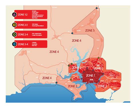 Plymouth Bus Zone Map