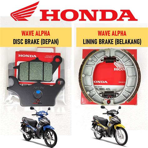 Honda Dash Wave Future Wave Wave S Disc Brake Pad Disc