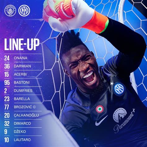 Esta es la alineación del Inter de Milán para frenar al City en la