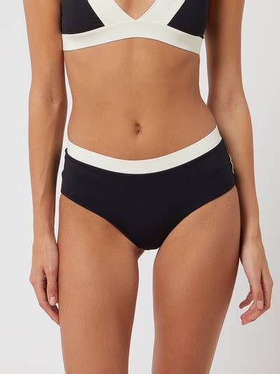 Mymarini Bikini Hose Mit Stretch Anteil Beidseitig Tragbar Schwarz