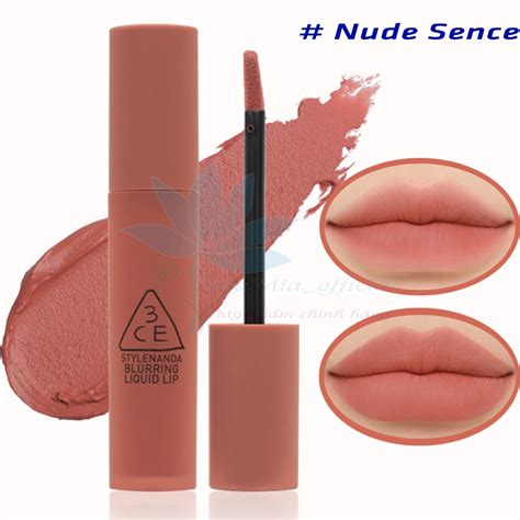 Mua Son CE Blurring Liquid Lip Nude Scene Màu Hồng Cam Nude Ấm Tây Tây Bền Màu Lâu Trôi hàng