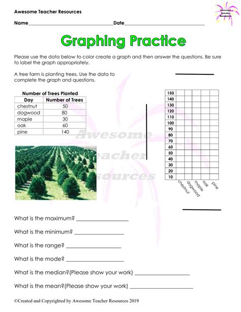 Free Graphing Practice Science