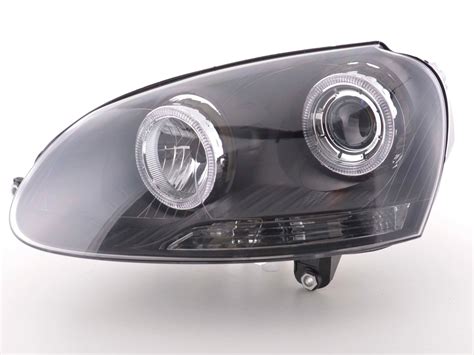 Scheinwerfer Set Angel Eyes Vw Golf Typ K Bj Schwarz