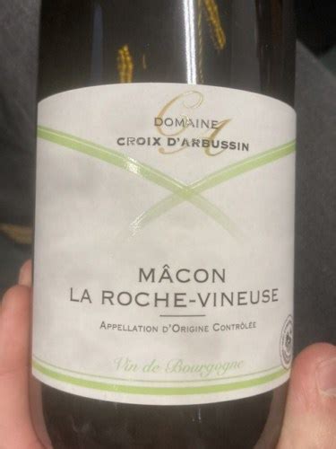 Domaine Croix D Arbussin M Con La Roche Vineuse Vivino Us