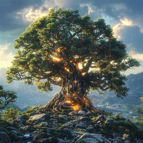 Premium Photo Yggdrasil Norse Mythology Tree Sacred Life Scandinavian