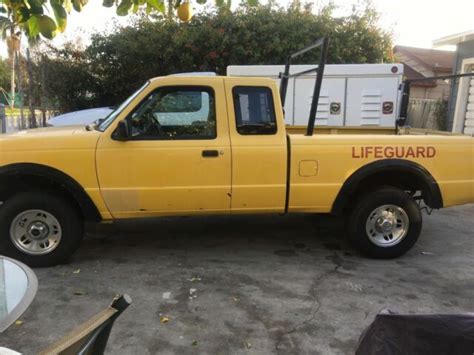 1994 Ford Ranger 4x4 Ex California Lifeguard Rescue Truck Stick Shift