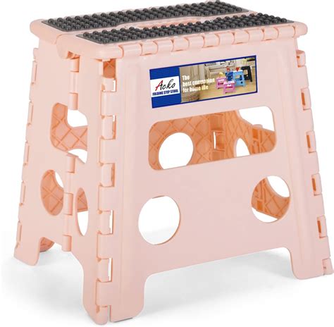 Amazon ACKO Folding Step Stool 13 Inch Stool Heavy Duty Plastic