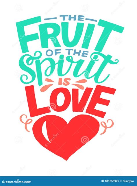 Fruit Of The Spirit Gentleness Meekness Stock Illustration