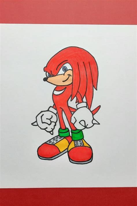 Knuckles Easy Drawing