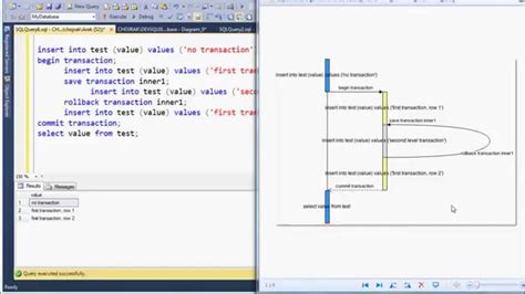 Nesting Transactions And Save Transaction Command In Sql Server Youtube