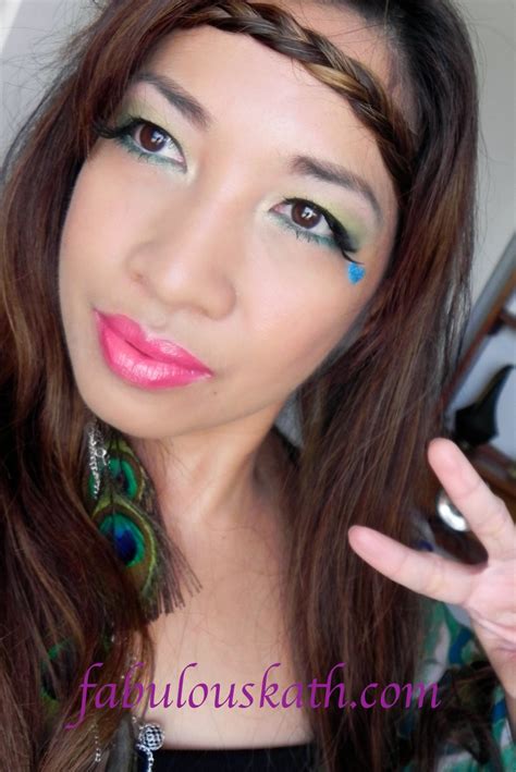 Hippie Flower Child (Makeup & Hair):Easy Halloween Looks - thefabzilla