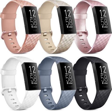 Oumida Bracelet Pour Fitbit Charge 3 Bracelet Fitbit Charge 4 Bracelet