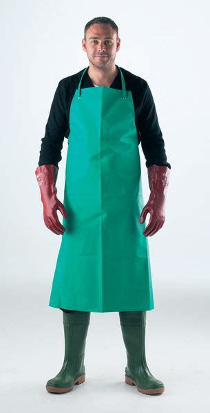 Chemical Resistant Apron With Ties Seton Uk