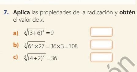 Aplica Las Propiedades De La Radicacion Y Obten El Valor De X Brainly Lat