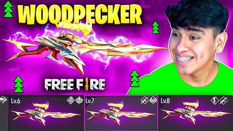 Por Fin Woodpecker Evolutiva La Mejor Arma Free Fire Youtube