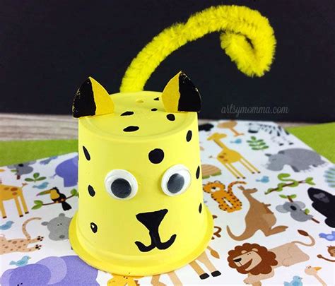 Handprint Cheetah Craft For Kids Artofit