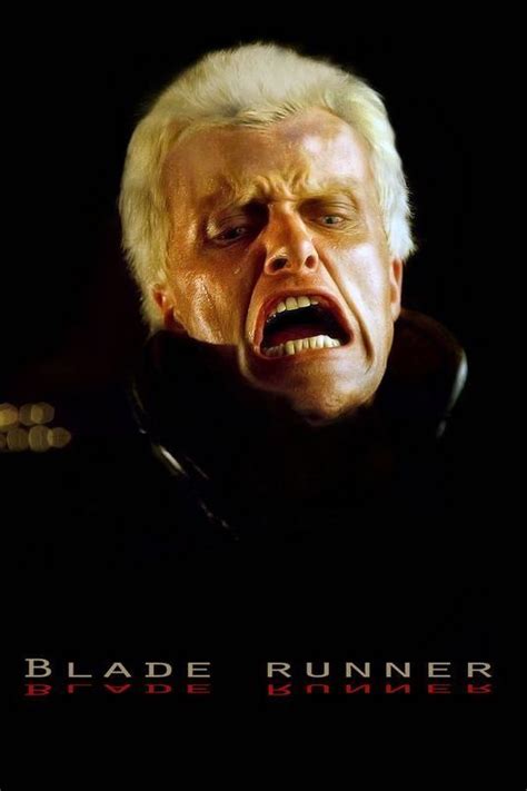 Rutger Hauer - Blade Runner | Blade runner, Rutger hauer, Blade runner art