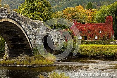 LLanrwst Wales Stock Photo - Image: 11042790