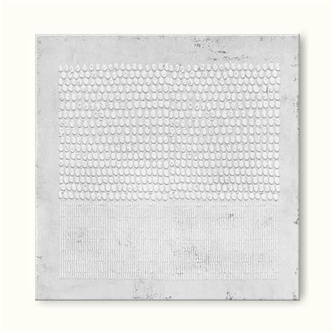 Minimalist White Painting Minimalist Textured Wall Art Contemporary ...