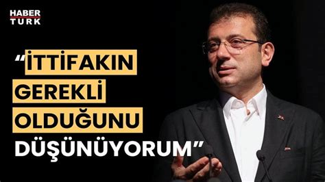 Ekrem İmamoğlu ndan Murat Kurum için ilk yorum Şansımı öncesi ya da