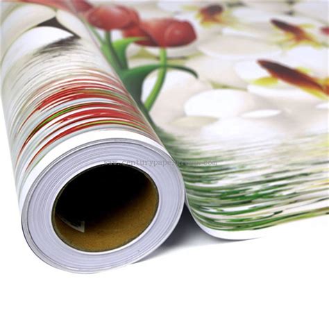 White High Glossy Eco Solvent Printable Self Adhesive Vinyl 100mic