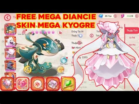 Free Mega Diancie Skin Mega Kyogre Pocket Incoming V G K Youtube