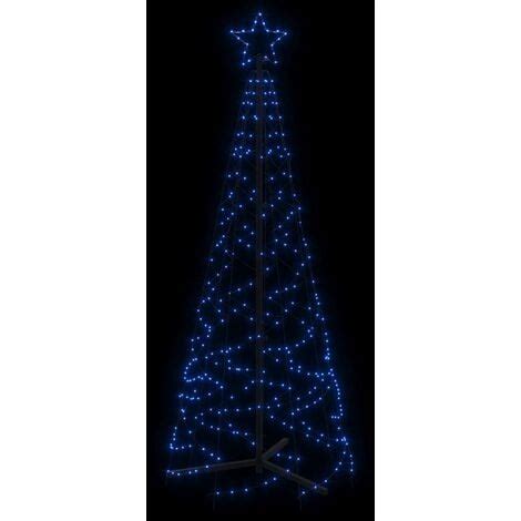 LED WeihnachtsbaumOutdoor Lichterketten Kegelform Blau 200 LEDs 70x180