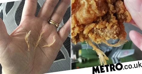 Mums Anger At Finding Feathers On Her Kfc Chicken Metro News