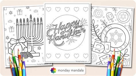 20 Hanukkah Coloring Pages Free PDF Printables