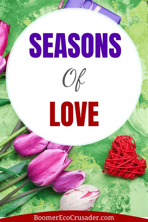 Love Is... Seasons of love - Boomer Eco Crusader