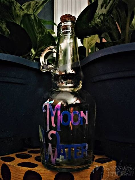 Moon Water Bottle Full Moon Water Jar New Moon Water Etsy