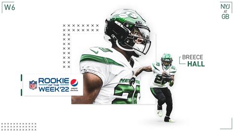 Jets RB Breece Hall Named NFLs Pepsi Zero Sugar Rookie Of The Week