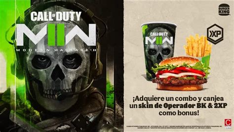 Burger King y Call of Duty lanzan la Whopper edición especial Call of