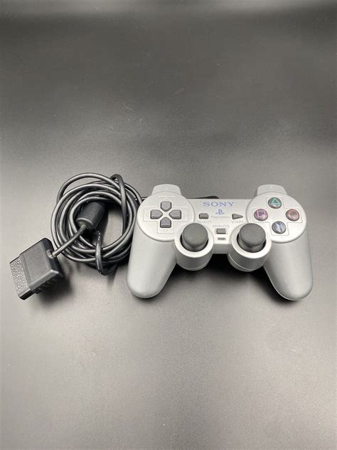 Playstation 2 Ps2 Dualshock 2 Controller Silber Original Scph 10010 Ebay