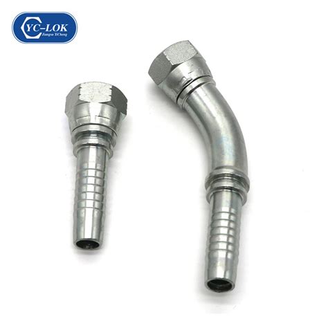 45 Degree Bend Hydraulic Include Bsp Jic Metric Threaded Hose Fittings