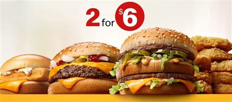 McDonald's Brings Back 2 For $6 Mix And Match Deal - The Fast Food Post