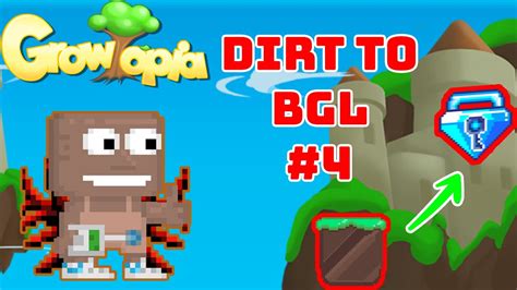 Growtopia TEK BÖLÜMDE 5 DL KASMAK Dirt to BGL YouTube