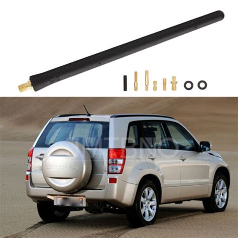 Short Black Antenna Mast Radio Am Fm For Suzuki Grand Vitara