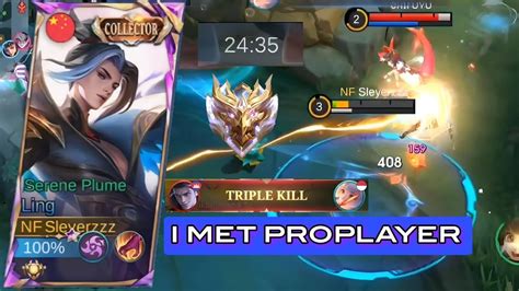 I PLAY SOLO RANK MEET ENEMY PROPLAYERHOW TO PLAY LING STEAL PUSH TOP