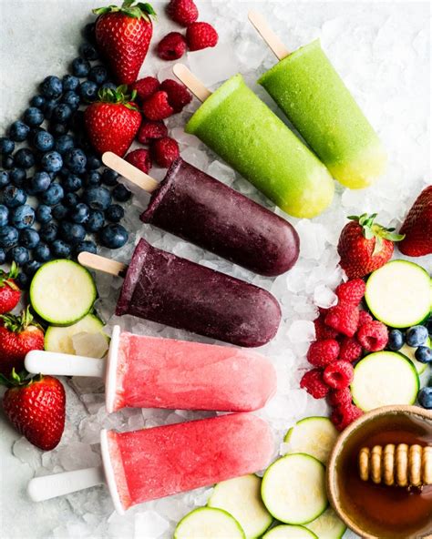 Healthy Homemade Fruit Popsicles Joyfoodsunshine