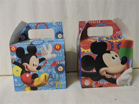 Mickey Mouse Dulceros Cajas Fiestas Recuerdos Aguinaldos Mercado Libre