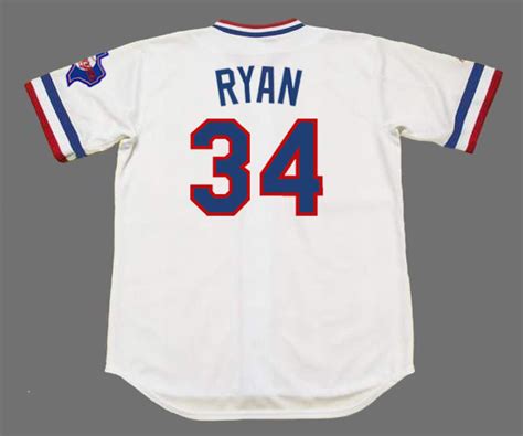 Nolan Ryan Jersey Texas Rangers 1980s Home Cooperstown Throwback