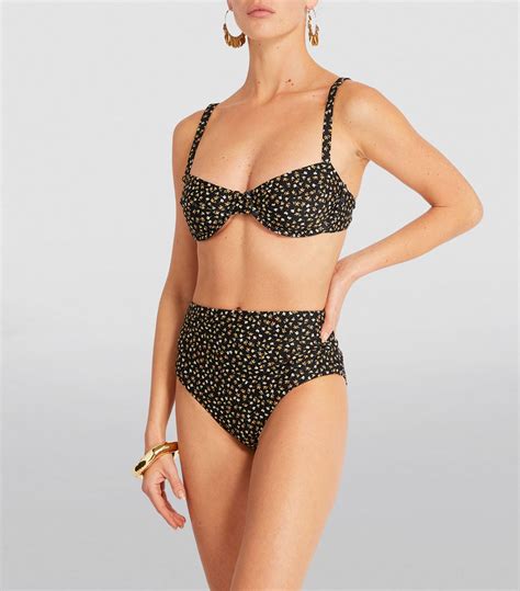 Womens Matteau Multi Floral Balconette Bikini Top Harrods UK