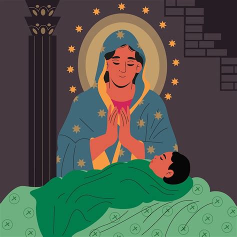 Flat Nuestra Senora De La Altagracia Ilustraci N Vector Gratis