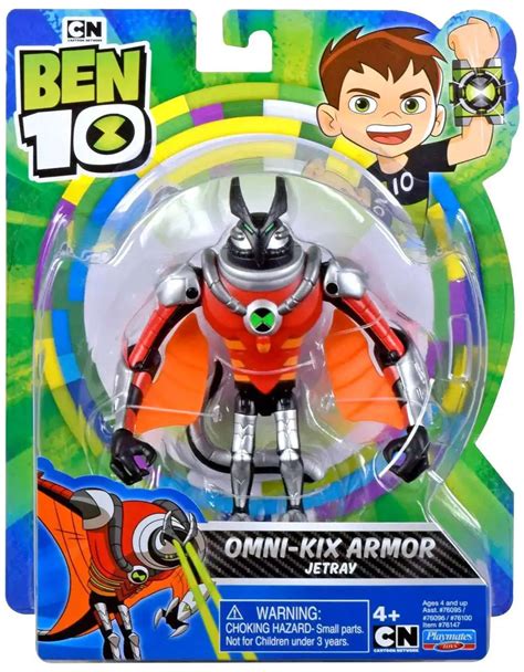 Ben 10 Omni-Kix Armor Jetray 5 Action Figure Playmates - ToyWiz